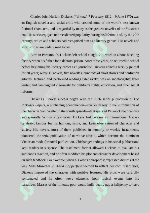 Charles Dickens as a founder of Christmas genre in British literature 4