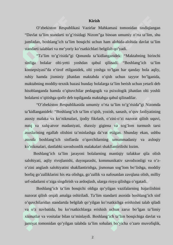 Boshlang’ich sinflarda geometrik materialni o’rgatish uslublari 2