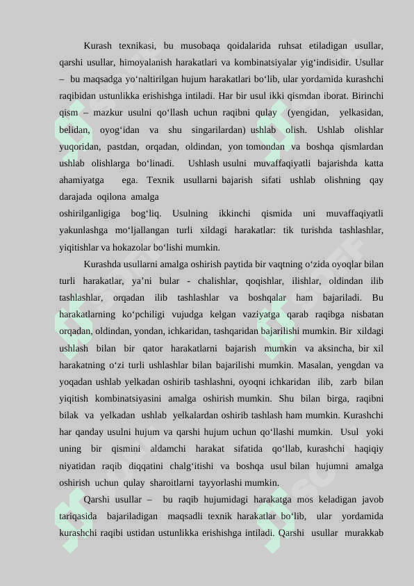 KURASH SPORT TURIDA TEXNIK TAYYORGARLIK VA UNI RIVOJLANTIRISH 7