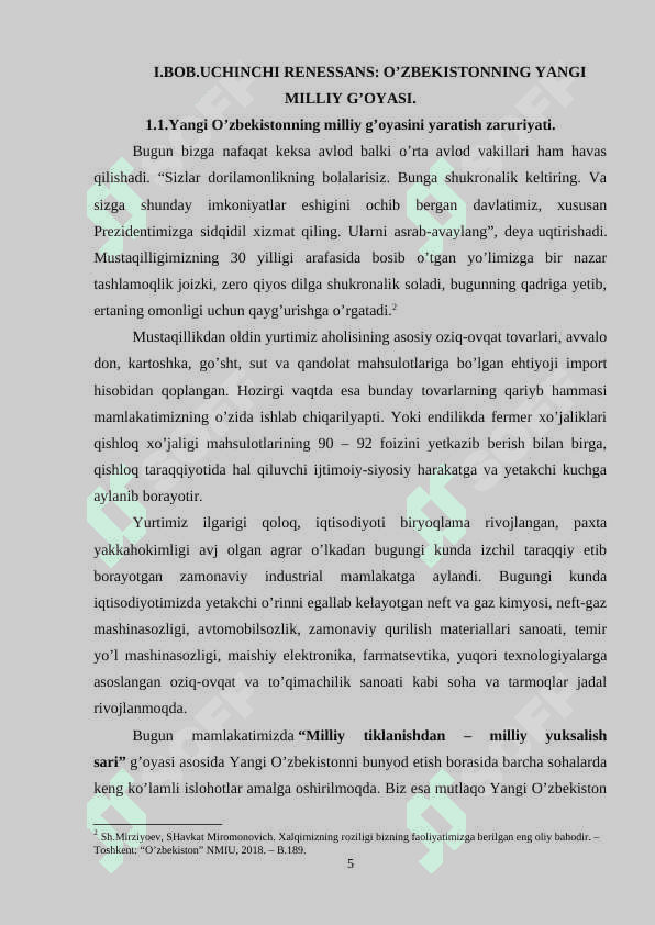 Yangi O’zbekistonning milliy g’oyasini yaratish davr talabi 5