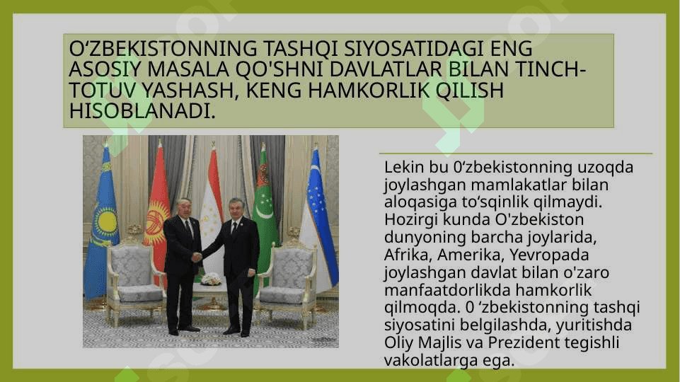 tashqi siyosat 8
