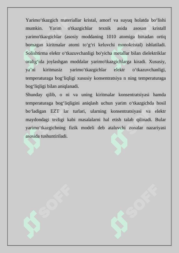 Yarim o'tkazgichli tranzistorlarning ishlash prinsiplari 3