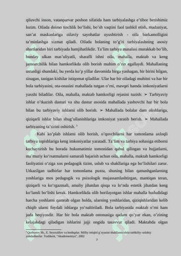 Barkamol insonni tarbiyalashda mahalla,maktab,oila hamkorligi 7