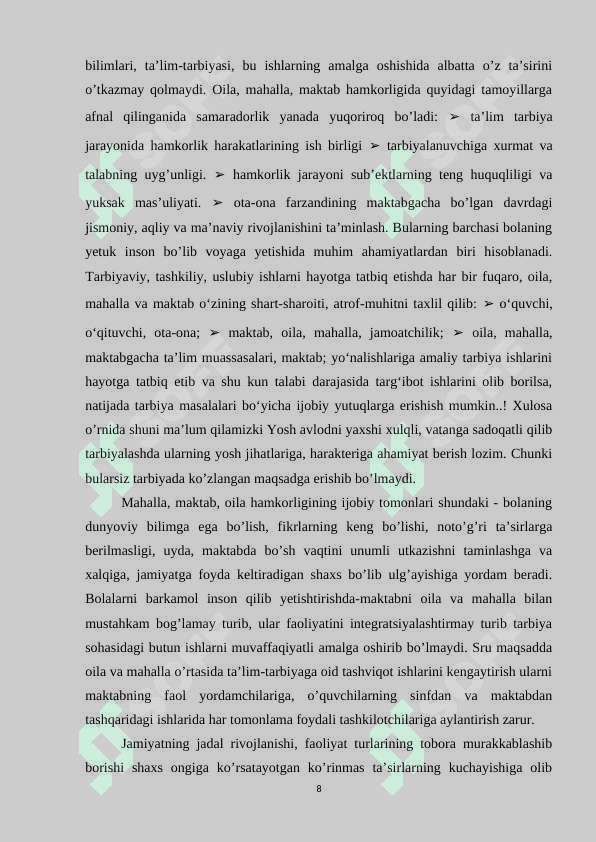 Barkamol insonni tarbiyalashda mahalla,maktab,oila hamkorligi 8