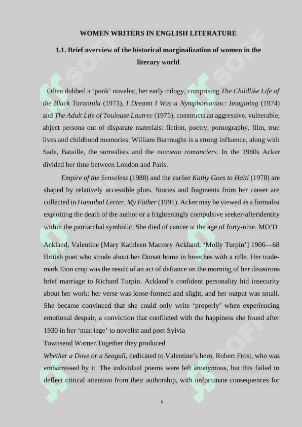 Women-writers in English literature 6