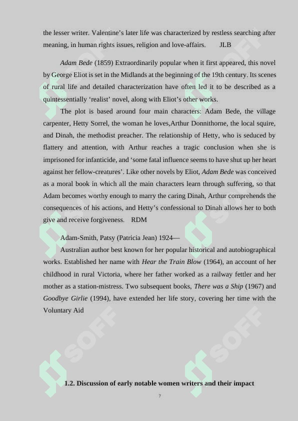 Women-writers in English literature 7