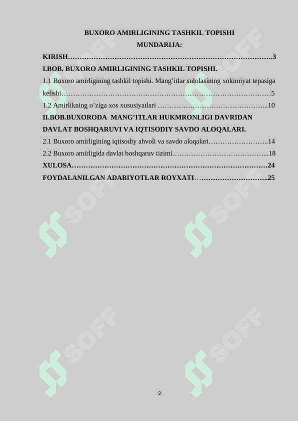 Buxoro amirligining tashkil topishi 2