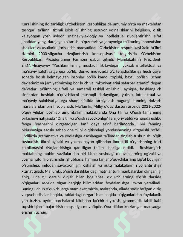 ÒQISH DARSLARIDA "OLTIN KUZ" MAVZUSINI ÒRGANISH 4