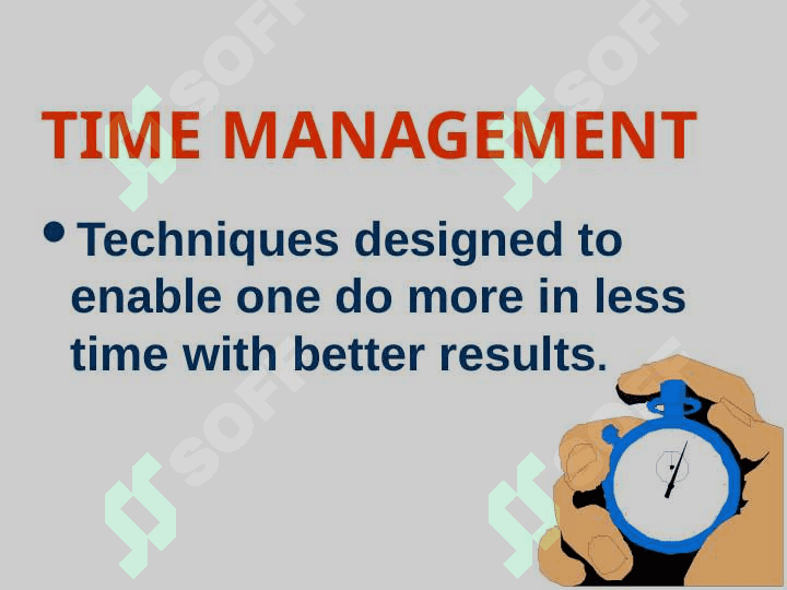 Time and time managementTime and time management 4