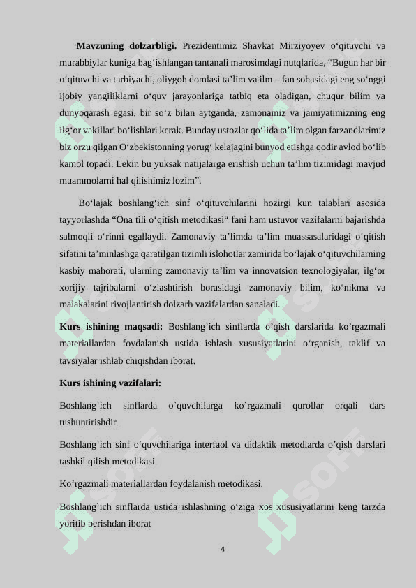 O’QISH DARSLARIDA KO’RGAZMALI VOSITALARDAN FOYDALANISH 4
