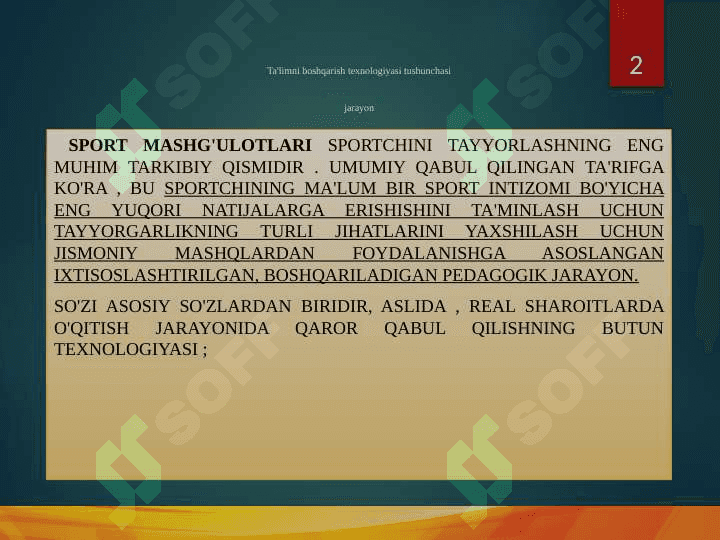 Sport jamoasini pedagogik boshqarish uslublari. 2