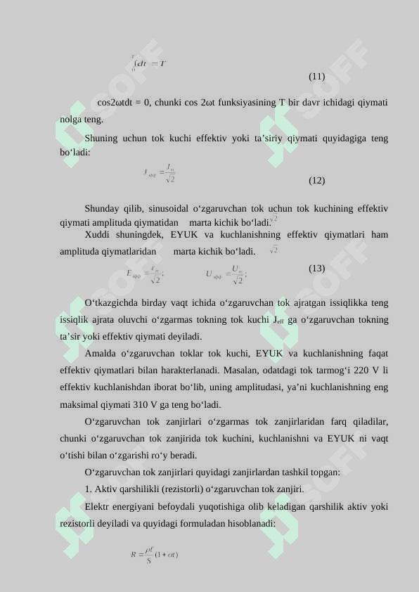 O‘zgaruvchan elektr toki 4