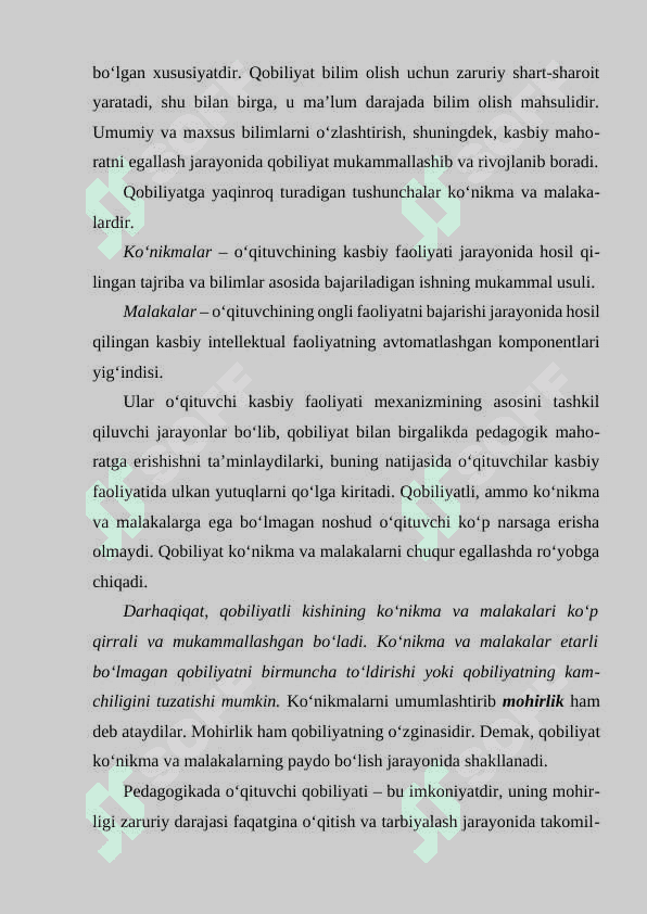 O‘qituvchi faoliyatida pedagogik qobiliyat 4