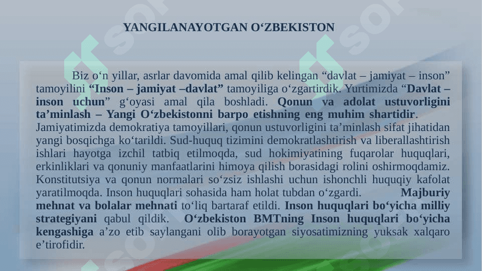 Yangi O'zbekistonda ijtimoiy-siyosiy, iqtisodiy va manaviy hayotida ro'y berayotgan o'zgarishlarning xalqaro reyting va indekslarda aks etishi 6