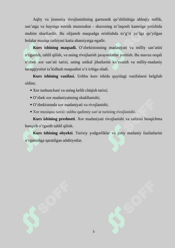 XOR MA’DANIYATINING KELIB CHIQISH TARIXI 5