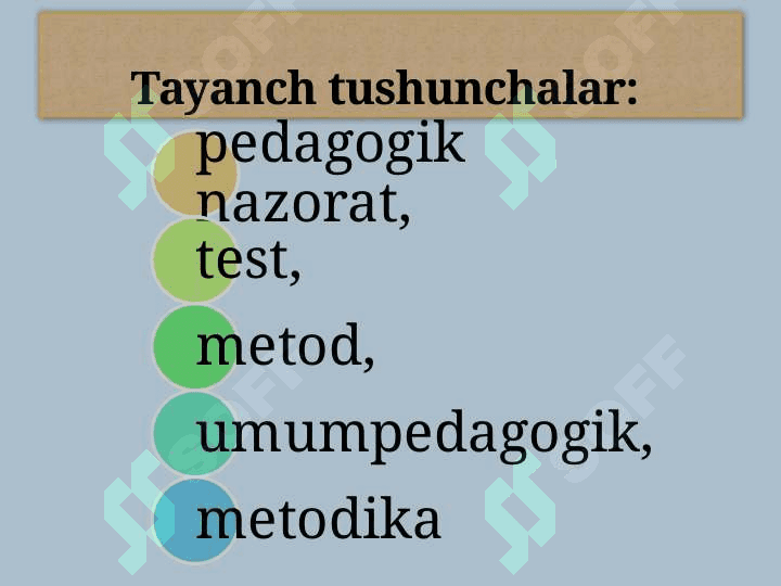 UZLUKSIZ TA’LIMDA PEDAGOGIK NAZORATNI  TASHKIL ETISHNING ILMIY ASOSLARI 3