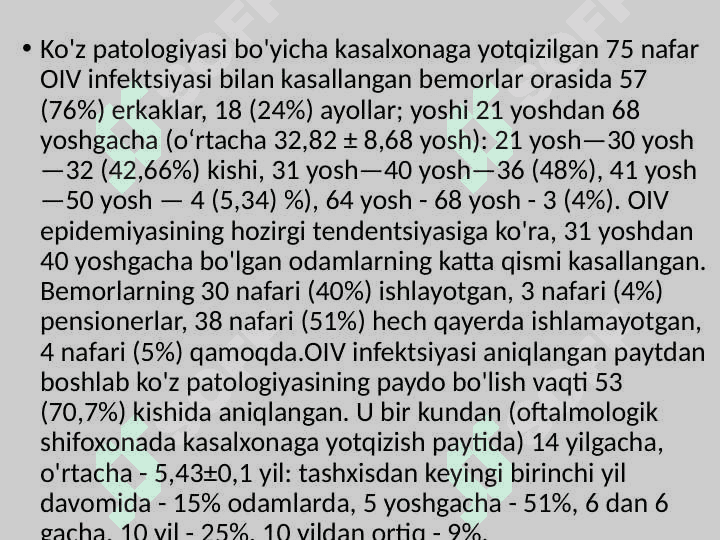 SPIDDA KO'ZDAGI O'ZGARISHLAR 4