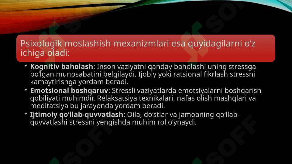 Favqulodda vaziyatlarda psixologik chidamlilik va uni shakllantirish usullari 8