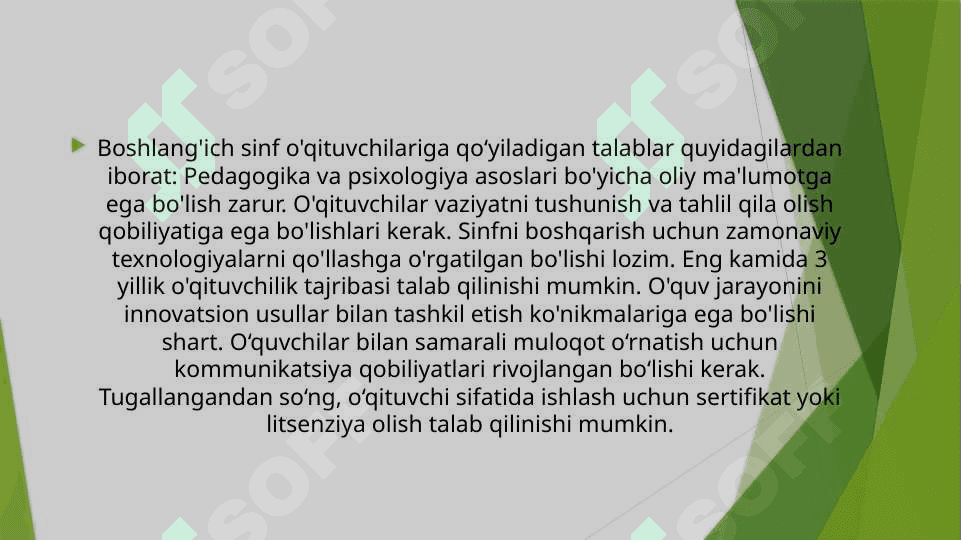 Boshlang’ich ta’limda me’yoriy hujjatlarni yuritish 8
