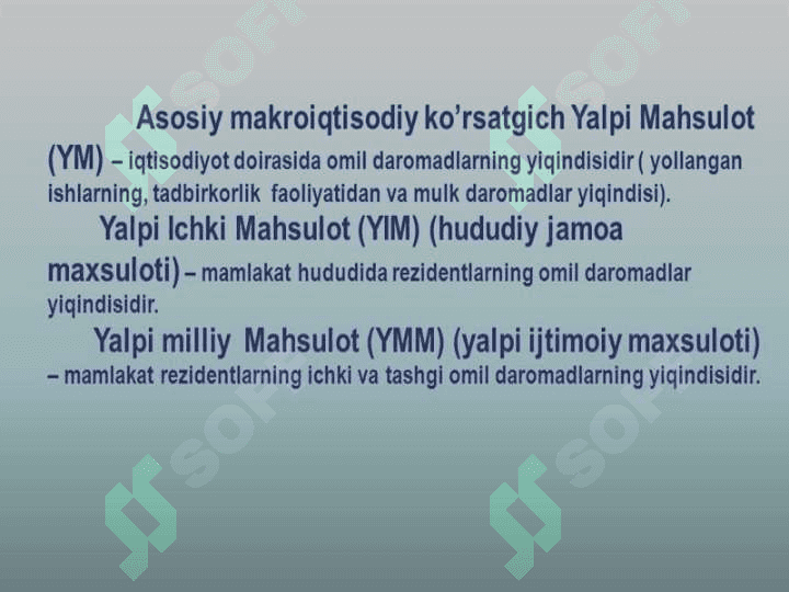 Asosiy makroiqtisodiy koʻrsatkichlar 5