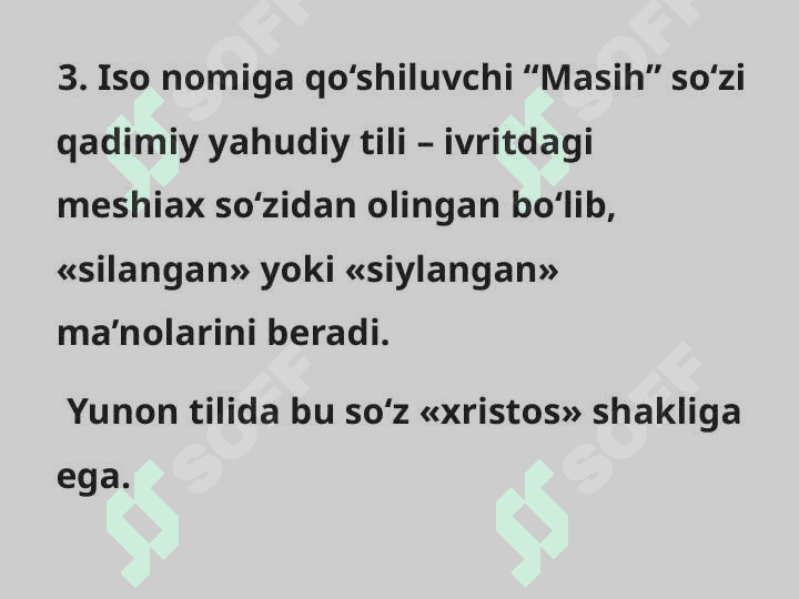XRISTIANLIK 3