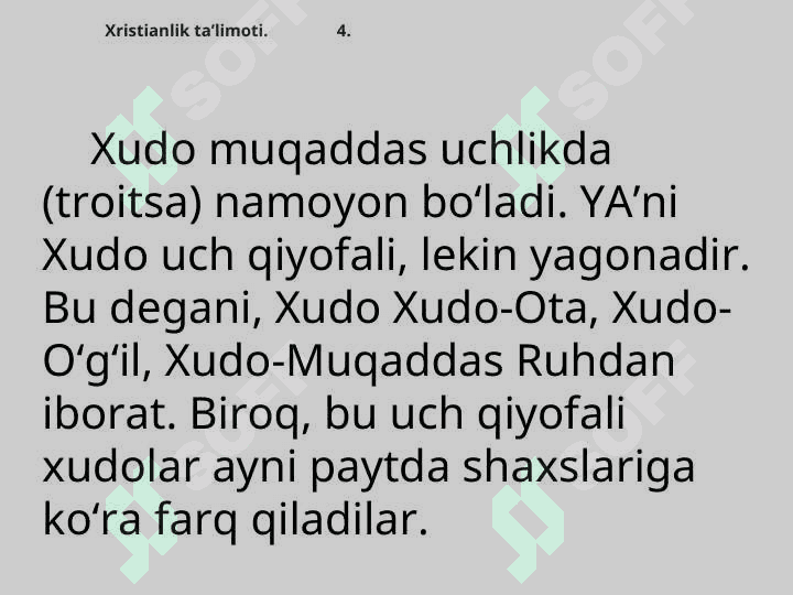 XRISTIANLIK 4