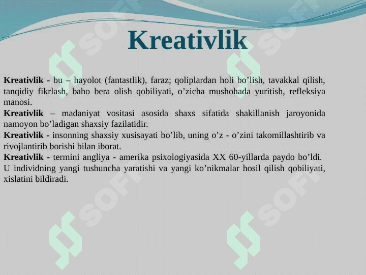 PEDAGOGIK KREATIVLIK 3