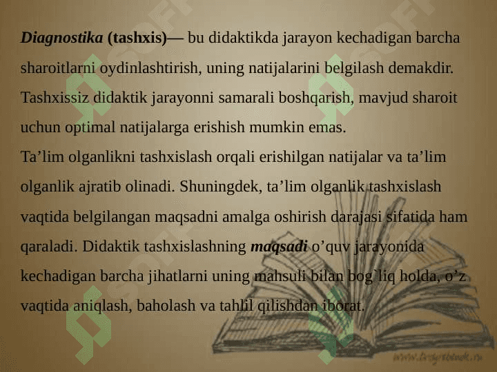 O`UVCHILARNI BILIM, KO`NIKMA VA MALAKALARINI TASHXIS ETISH. CTEAM TA`LIM IQTIDORLI O`QUVCHILARNI O`QITISH. 2