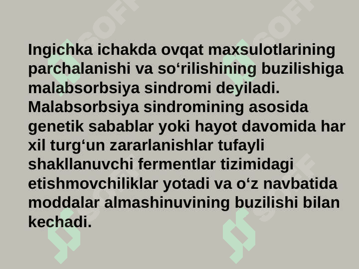 Malabsorbsiya sindromi 2