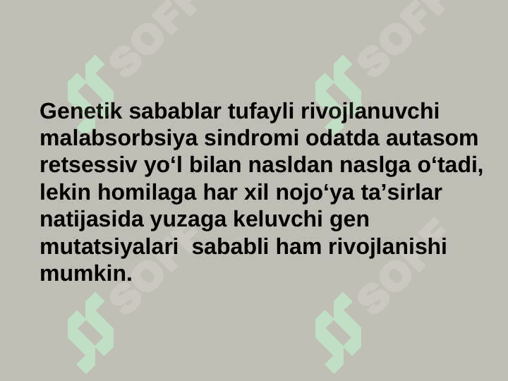 Malabsorbsiya sindromi 3