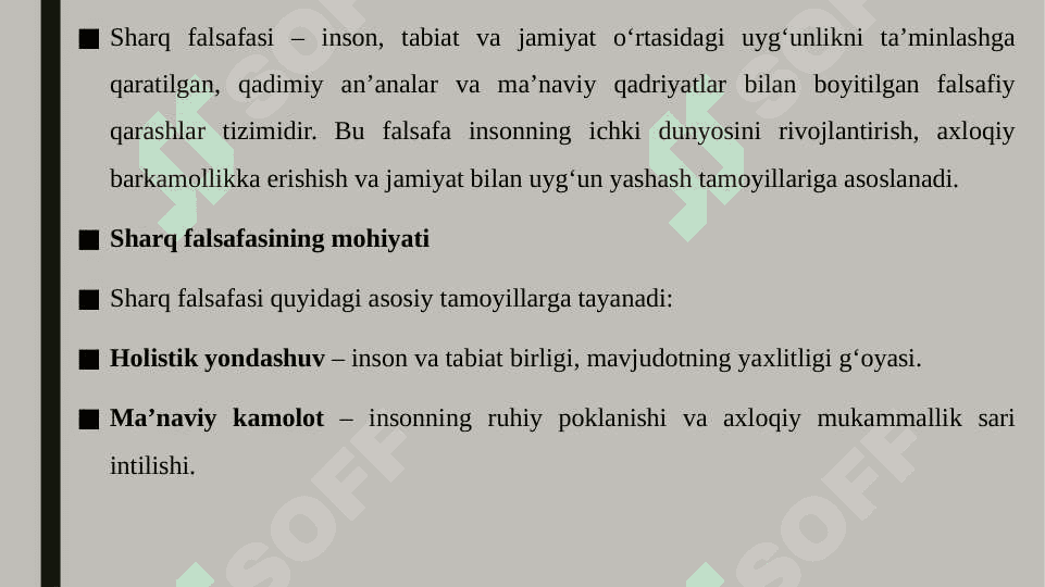 Sharq falsafasining mohiyati va uning ijtimoiy taraqqiyotdagi ro'li 3