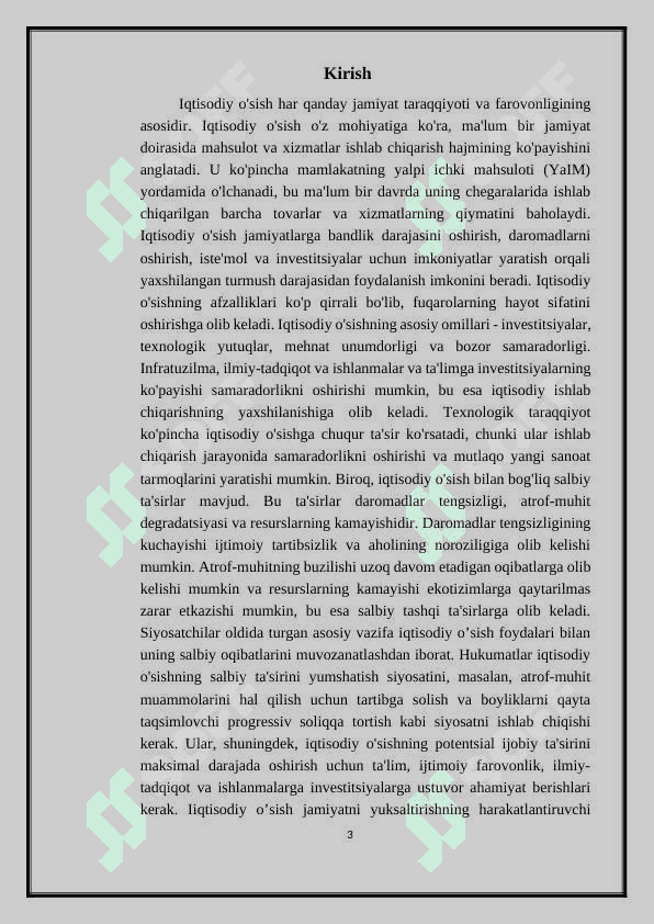 Barqaror iqtisodiy oʻsishni taʼminlash 3