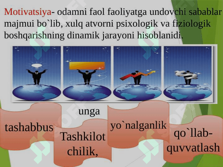 Motivatsiya jarayonlari psixologiyasi tarixi. 5