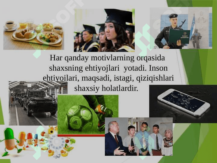 Motivatsiya jarayonlari psixologiyasi tarixi. 7