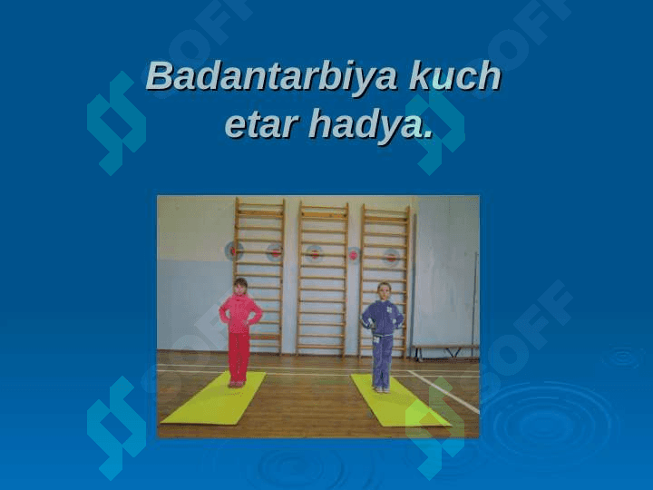 MMT da Ertalabki gimnastika mashqlari musiqa yordamida bajarish 2