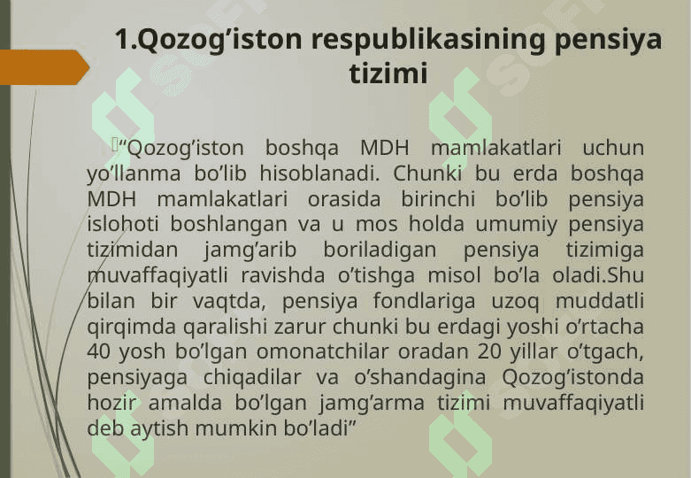 Qozog’iston pensiya tizimi 4