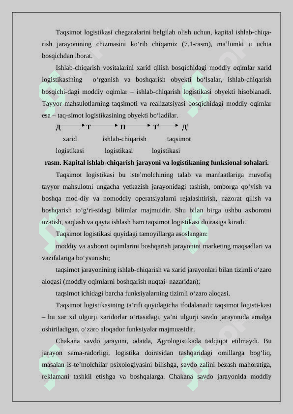 Logistikani boshqarishning uslubiy jihatlari 3