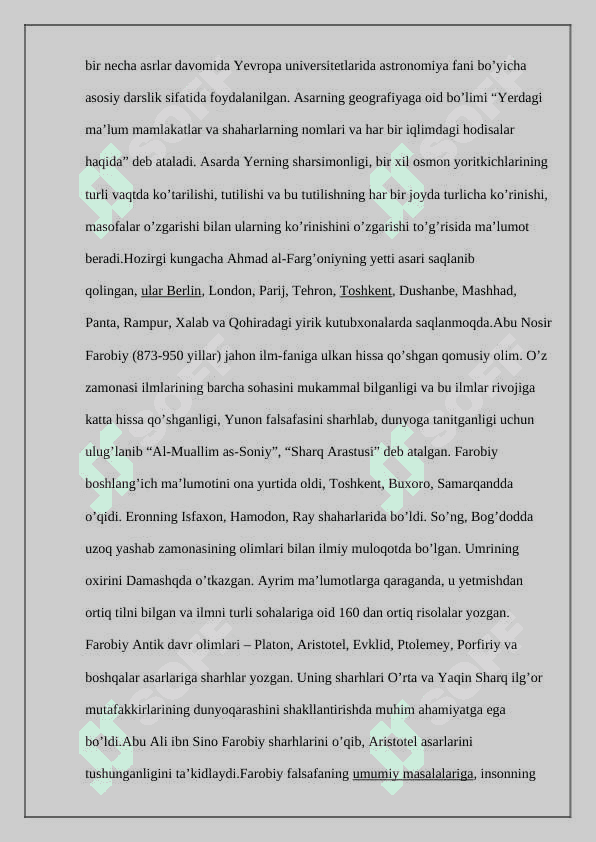 Matematikaning rivojlanish davrlari 4