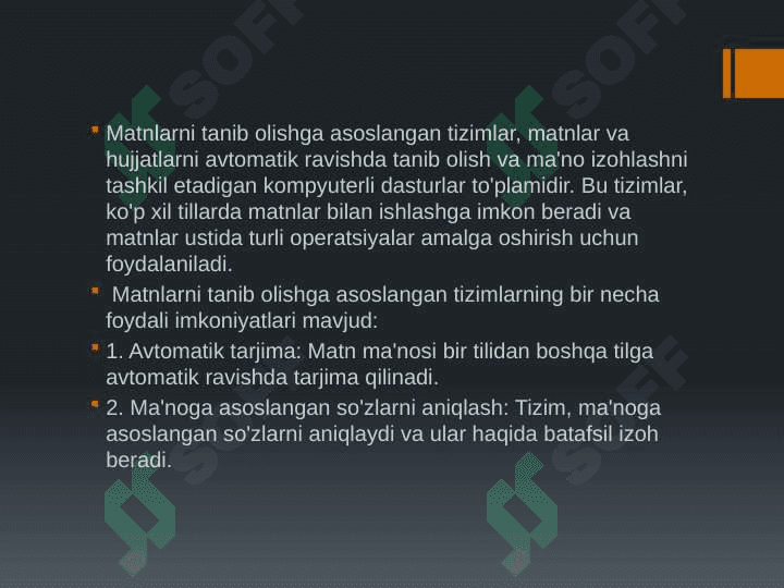 Qo`lyozma matnlarni tanib olishga asoslangan tizimlar 2