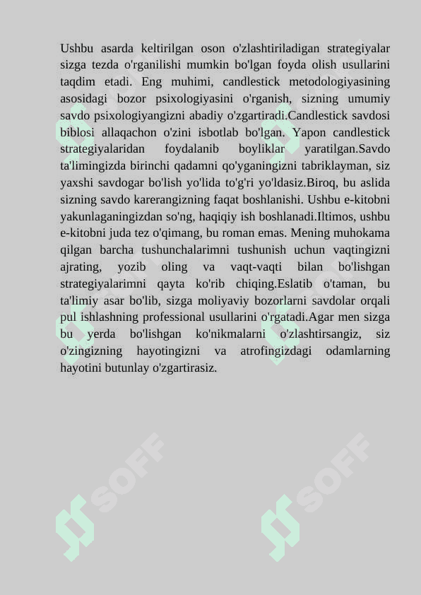 the candlestick trading bible o'zbekcha 3
