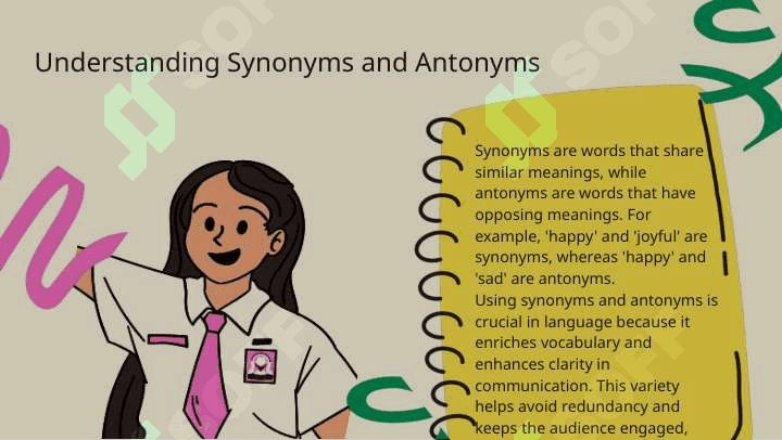 Synonyms and antonyms 3