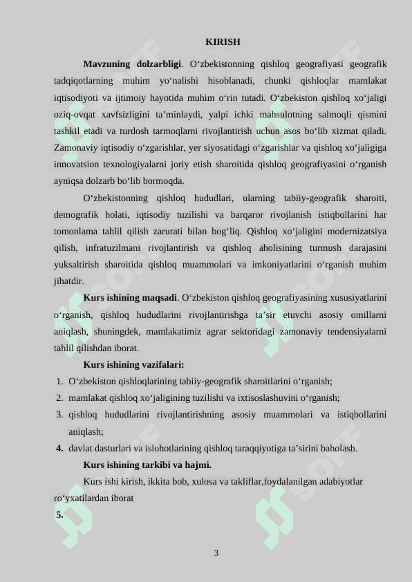 O'zbekiston qishloq xo'jaligi geografiyasi 3