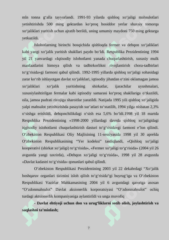 O'zbekiston qishloq xo'jaligi geografiyasi 7