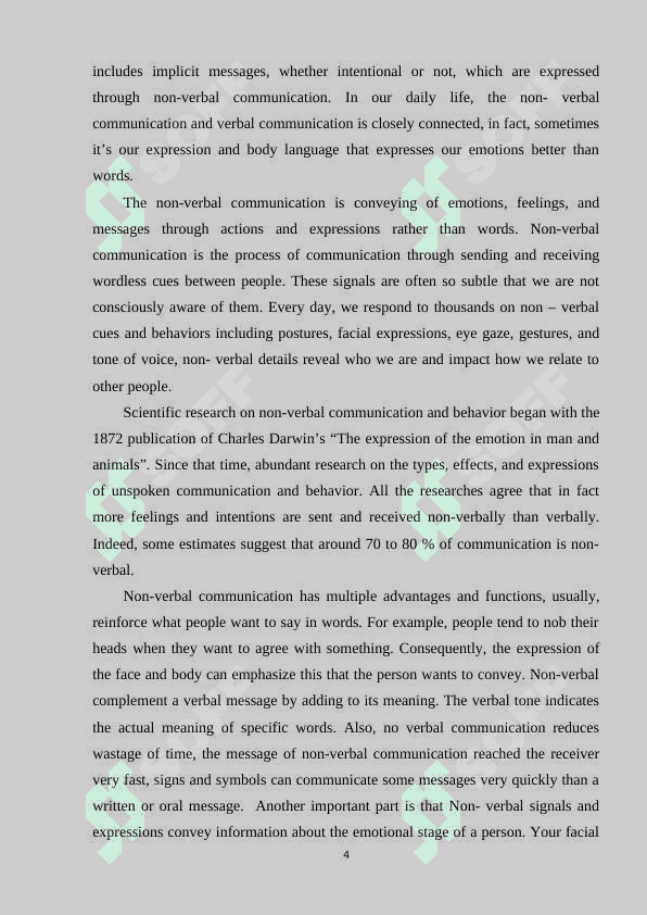 IS VERBAL COMMUNICATION MORE EFFECTIVE THAN NON-VERBAL COMMUNICATION 4