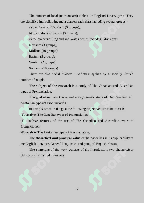 THE CANADIAN AND AUSTRALIAN TYPES OF PRONUNCIATION 5