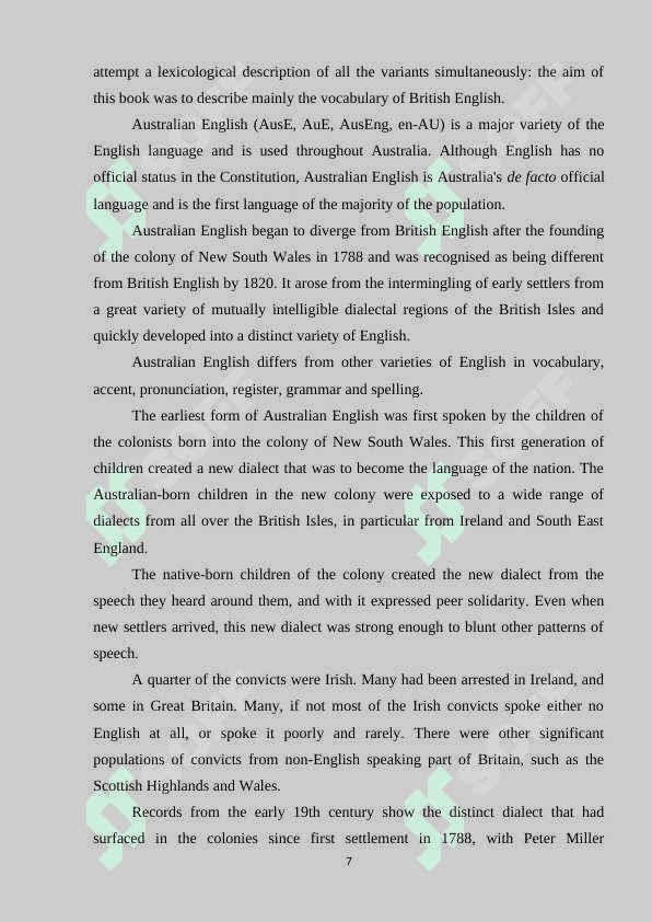 THE CANADIAN AND AUSTRALIAN TYPES OF PRONUNCIATION 7
