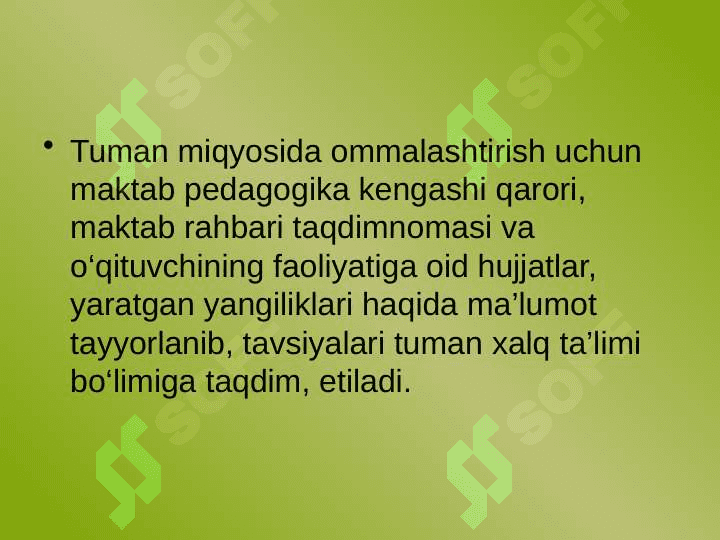 Matematikadan ilg'or o'qituvchilar ishlarini ommalashtirish metodikasi (1-4-sinf) 7