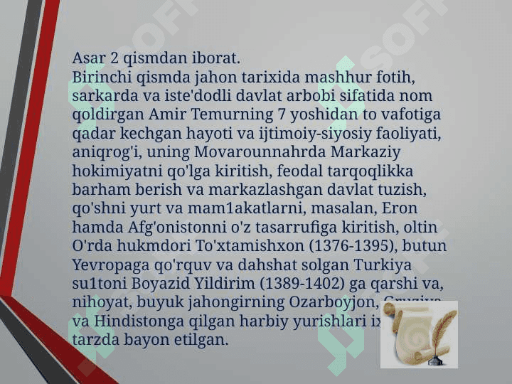 AMIR TEMUR TUZUKLARI. DAVLAT BOSHAQRUVI HAQIDA MUHIM MANBA. TUZUKLARIDA TEMUR VA TEMURIYLAR SHAJARASI​ 3