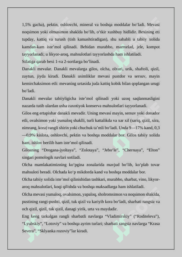 Meva va sabzavotlarni doimiy omborlarida saqlash usullari va jihozlari 4
