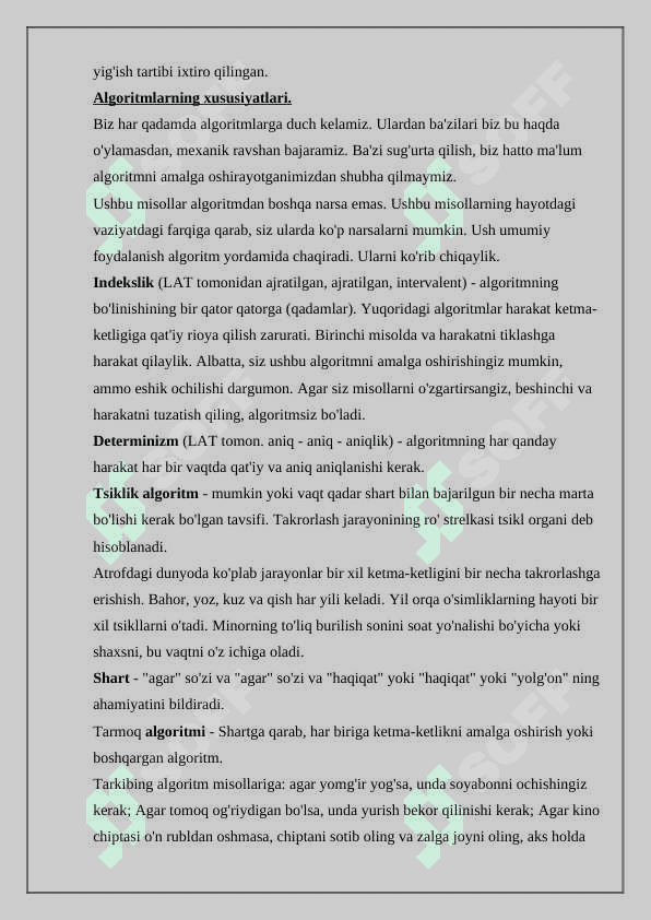 Modelni algoritmlash va uni mashinali amalga oshirish 4